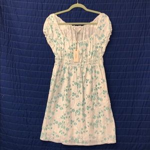Rare, Limited Studio M Green & White Eyelet Dress